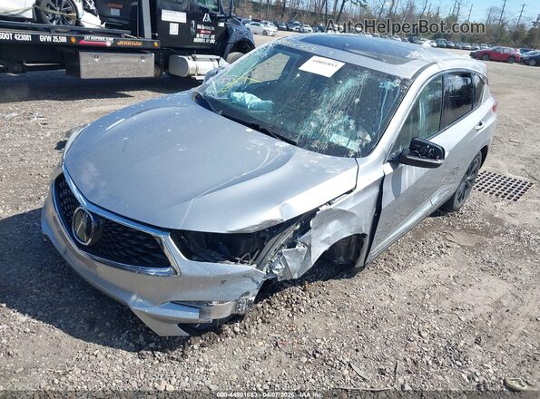5J8TC2H56ML044459 2021 ACURA RDX Silver Առջևի ձախ երեք քառորդ տեսարան