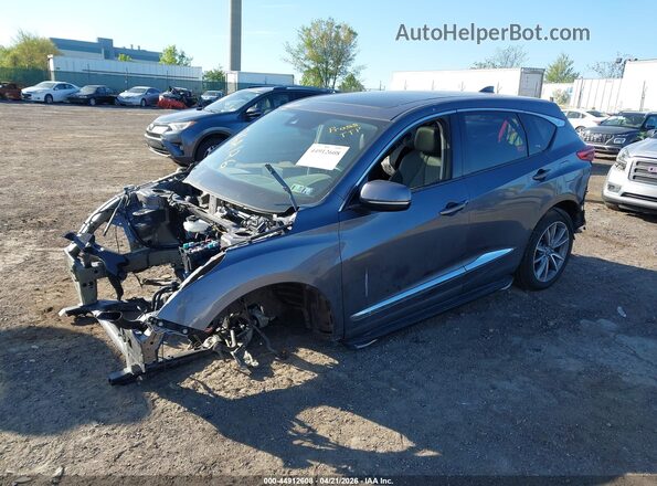 5J8TC2H59LL020123 2020 ACURA RDX Gray Vista tres cuartos delantera izquierda