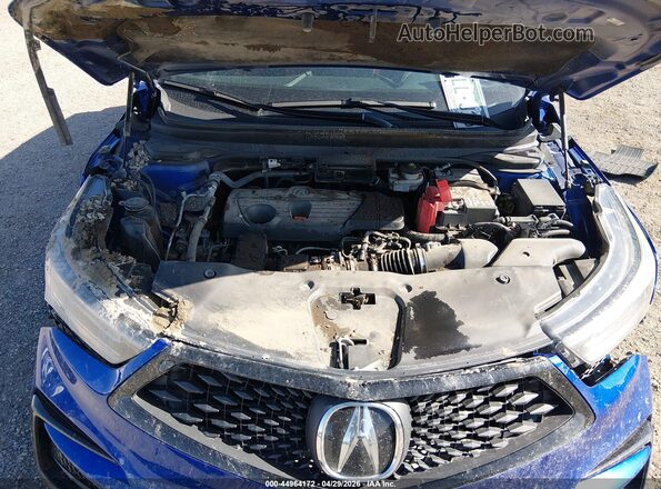 5J8TC2H61ML047195 2021 ACURA RDX Blue Widok z tyłu