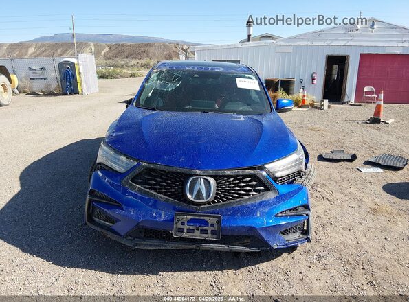 5J8TC2H61ML047195 2021 ACURA RDX Blue Widok zestawu wskaźników
