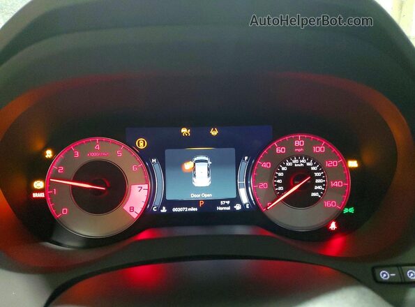 5J8TC2H61TL008458 2026 ACURA RDX Black Vista del cuadro de instrumentos