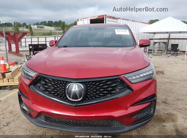 5J8TC2H62ML048209 2021 ACURA RDX Red ხელსაწყოთა პანელის ხედი