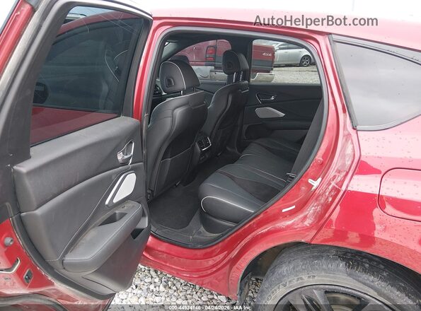 5J8TC2H62ML048209 2021 ACURA RDX Red VIN კოდის სტიკერის ხედი