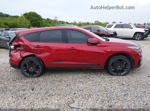 5J8TC2H62ML048209 2021 ACURA RDX Red უკანა სალონის ხედი