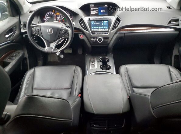 5J8YD4H32LL034751 2020 ACURA MDX Black Առջևի վահանակի տեսք
