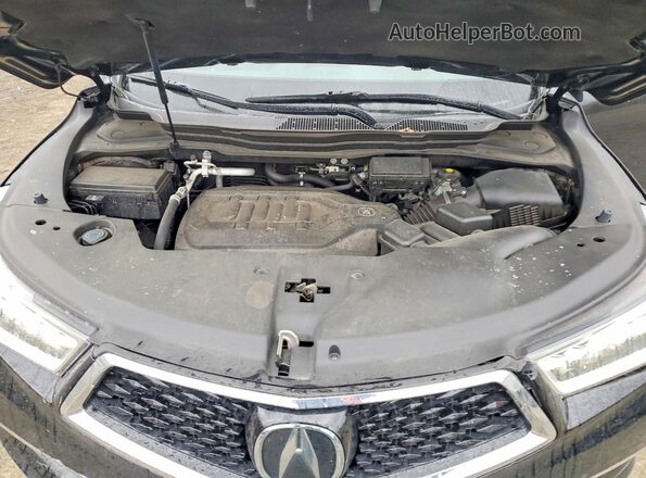 5J8YD4H32LL034751 2020 ACURA MDX Black Շարժիչի բաժամունքի տեսք