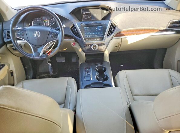 5J8YD4H57JL011237 2018 ACURA MDX Черный Вид панели приборов