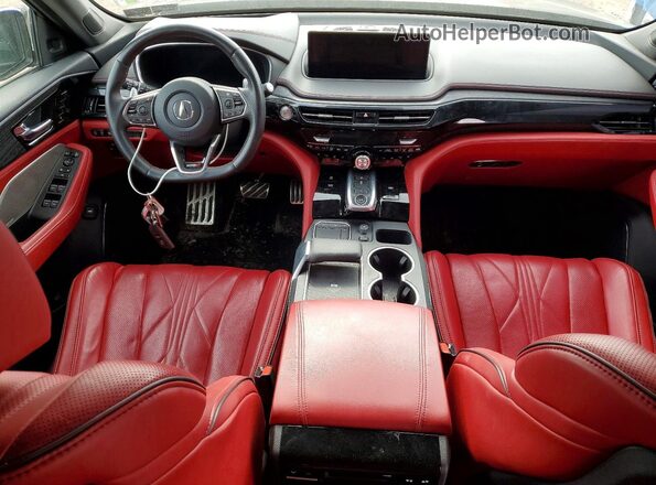 5J8YD8H89PL002839 2023 ACURA MDX Black Widok deski rozdzielczej