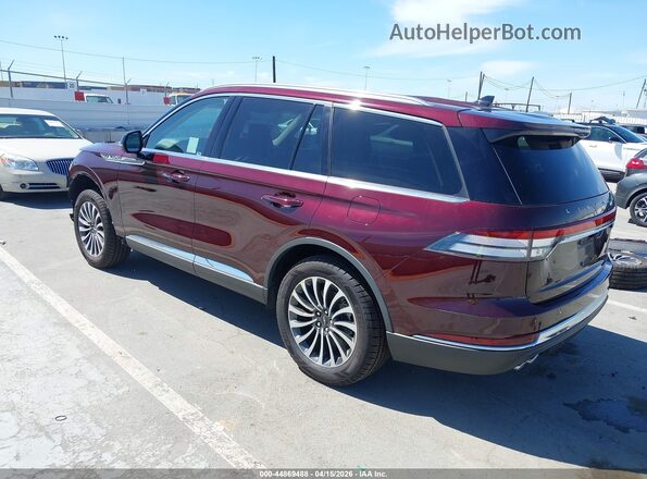 5LM5J6WC5NGL18856 2022 LINCOLN AVIATOR Burgundy 