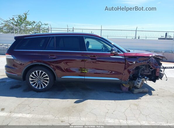 5LM5J6WC5NGL18856 2022 LINCOLN AVIATOR Burgundy 