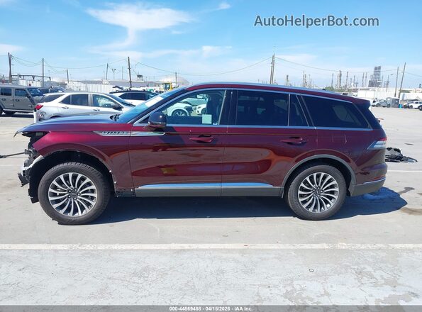 5LM5J6WC5NGL18856 2022 LINCOLN AVIATOR Burgundy 