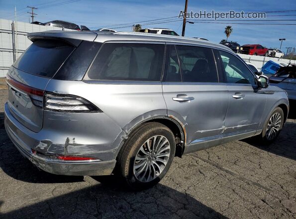 5LM5J7WC2MGL09455 2021 LINCOLN AVIATOR Silver Trasero derecho
