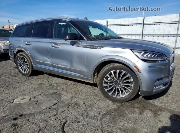 5LM5J7WC2MGL09455 2021 LINCOLN AVIATOR Silver Delantero derecho