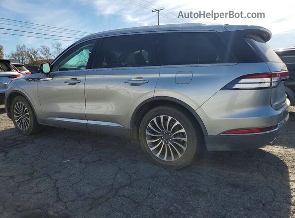 5LM5J7WC2MGL09455 2021 LINCOLN AVIATOR Silver Trasero izquierdo