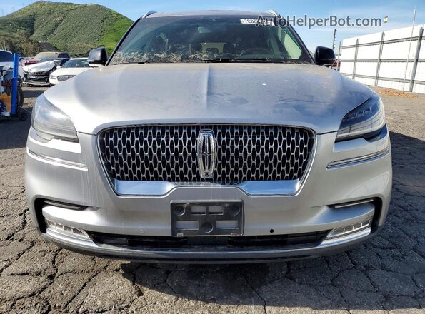 5LM5J7WC2MGL09455 2021 LINCOLN AVIATOR Silver Vista frontal