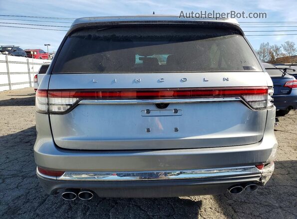 5LM5J7WC2MGL09455 2021 LINCOLN AVIATOR Silver Vista trasera