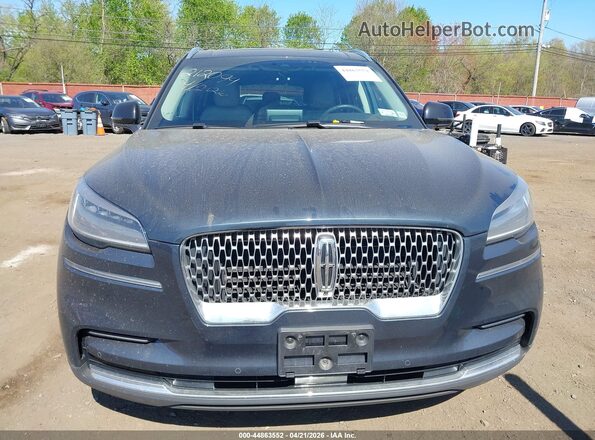 5LM5J7XC0NGL16985 2022 LINCOLN AVIATOR Gray Widok zestawu wskaźników