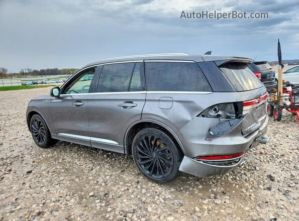5LM5J7XC2MGL00639 2021 LINCOLN AVIATOR Gray Trasero izquierdo
