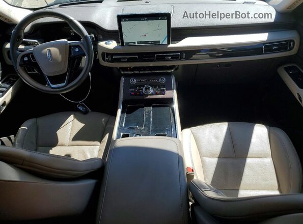 5LM5J7XC2NGL10430 2022 LINCOLN AVIATOR Burgundy Առջևի վահանակի տեսք