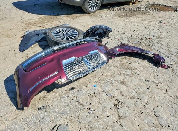 5LM5J7XC2NGL10430 2022 LINCOLN AVIATOR Burgundy VIN կոդի պիտակի տեսք