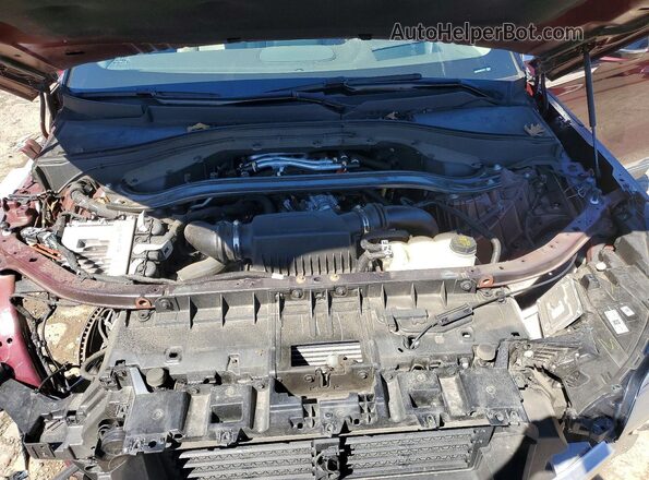 5LM5J7XC2NGL10430 2022 LINCOLN AVIATOR Burgundy Շարժիչի բաժամունքի տեսք