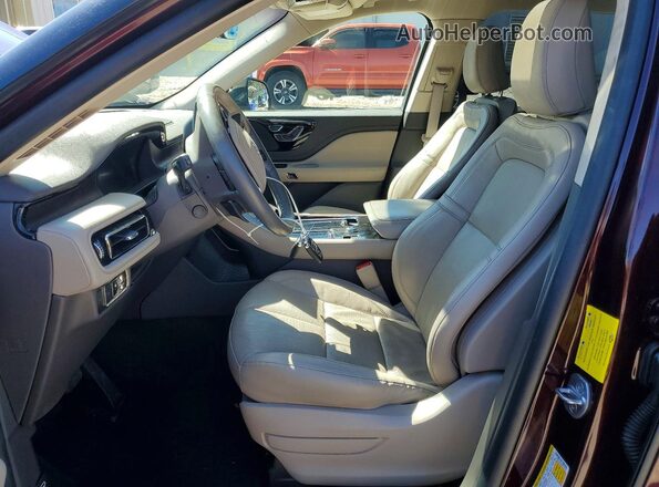 5LM5J7XC2NGL10430 2022 LINCOLN AVIATOR Burgundy Սալոնի դիմացի տեսք