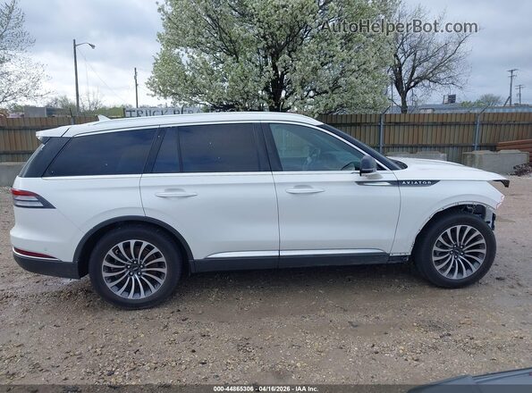 5LM5J7XC4MGL06085 2021 LINCOLN AVIATOR White სალონის 360-გრადუსიანი ხედი