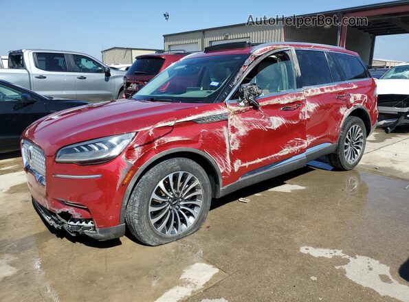 5LM5J7XC8LGL06864 2020 LINCOLN AVIATOR Red Սալոնի 360 աստիճան տեսք