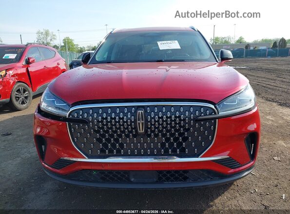 5LM5J7XC9SGL27124 2025 LINCOLN AVIATOR Maroon Սալոնի հետևի տեսք