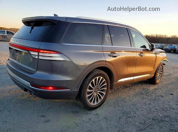 5LM5J7XCXMGL07063 2021 LINCOLN AVIATOR Silver Rear right
