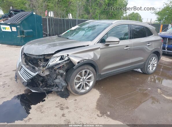 5LMCJ2C96HUL08478 2017 LINCOLN MKC Gray Առջևի ձախ երեք քառորդ տեսարան