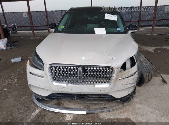 5LMCJ2D97NUL35845 2022 LINCOLN CORSAIR Beige Սարքավորումների վահանակի տեսք