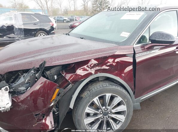 5LMCJ2D98LUL06982 2020 LINCOLN CORSAIR Maroon Widok z przodu