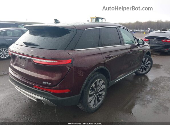 5LMCJ2D98LUL06982 2020 LINCOLN CORSAIR Maroon Tył prawy