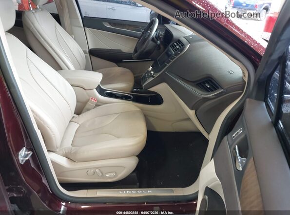 5LMCJ3C98KUL45190 2019 LINCOLN MKC Burgundy Вид салону спереду