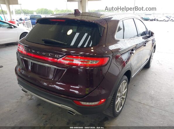 5LMCJ3C98KUL45190 2019 LINCOLN MKC Burgundy Задня права чверть