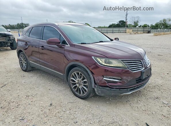 5LMCJ3C9XGUJ03573 2016 LINCOLN MKC Maroon წინა მარჯვენა