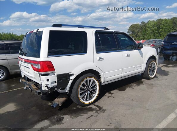 5LMJJ2HT8HEL01649 2017 LINCOLN NAVIGATOR Белый Задняя правая четверть