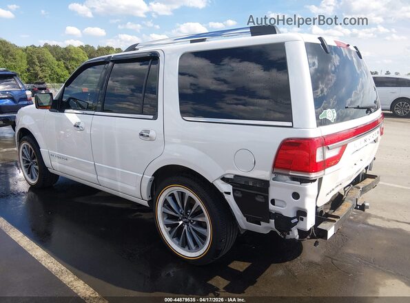 5LMJJ2HT8HEL01649 2017 LINCOLN NAVIGATOR Белый Задняя левая четверть