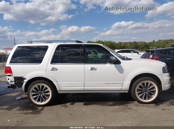 5LMJJ2HT8HEL01649 2017 LINCOLN NAVIGATOR Белый Вид задней части салона