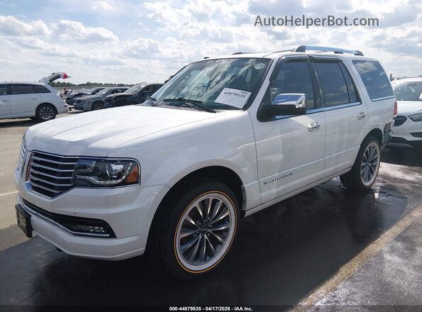 5LMJJ2HT8HEL01649 2017 LINCOLN NAVIGATOR Белый Передняя левая четверть