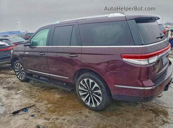 5LMJJ2LG3REL00100 2024 LINCOLN NAVIGATOR Burgundy უკანა მარცხენა
