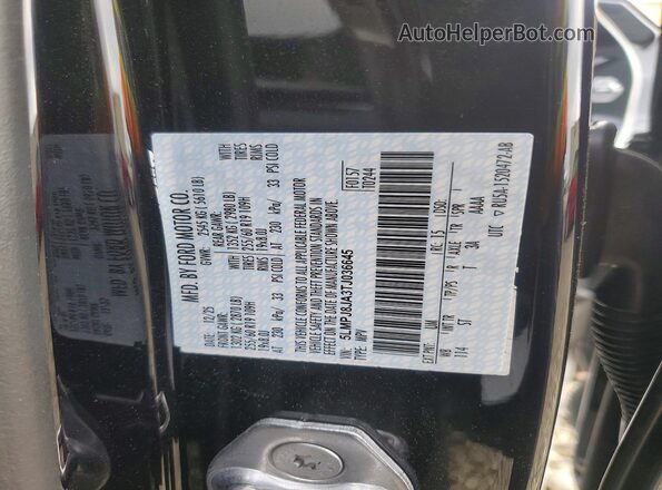 5LMPJ8JA3TJ036645 2026 LINCOLN NAUTILUS Black VIN sticker view