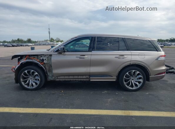 5LMYJ8XYXMNL02441 2021 LINCOLN AVIATOR Beige 
