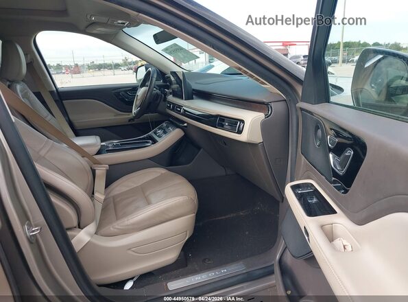 5LMYJ8XYXMNL02441 2021 LINCOLN AVIATOR Beige Front interior view