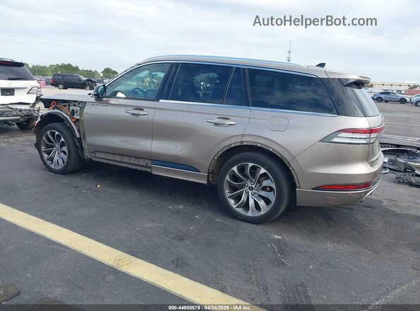 5LMYJ8XYXMNL02441 2021 LINCOLN AVIATOR Beige Rear left