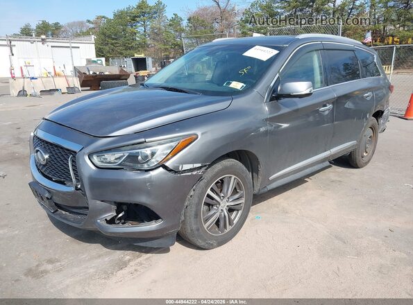 5N1AL0MM3GC514258 2016 INFINITI QX60 Gray Vista tres cuartos delantera izquierda