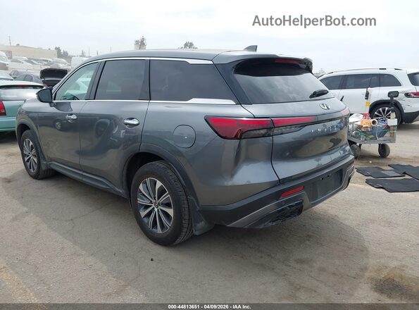 5N1AL1ER0SC346555 2025 INFINITI QX60 Серый Задняя левая четверть