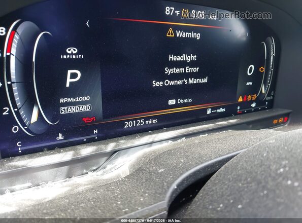 5N1AL1FR1SC332629 2025 INFINITI QX60 Gray Вид задніх сидінь