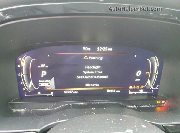 5N1AL1FS5TC331715 2026 INFINITI QX60 Blue Instrument cluster view